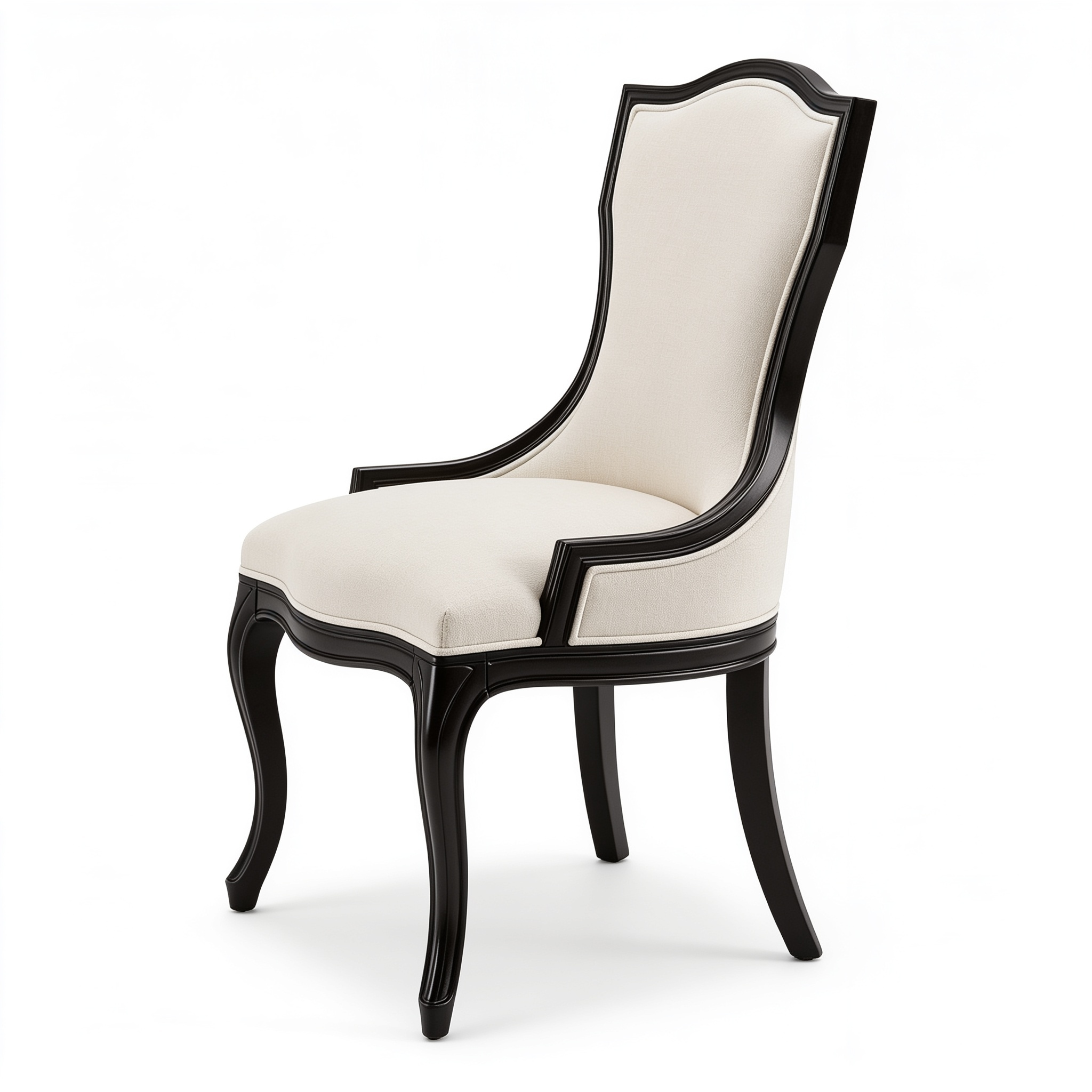 Skorix East West Furniture VAC-BLK-W Vancouver Dining Room Chairs - Slat Back Wood Seat Chairs, Set of 2, Oak