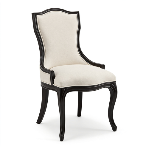 Skorix East West Furniture VAC-BLK-W Vancouver Dining Room Chairs - Slat Back Wood Seat Chairs, Set of 2, Oak